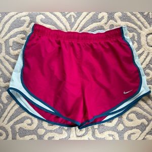 Nike Dri fit women’s athletic running shorts with built in briefs XL